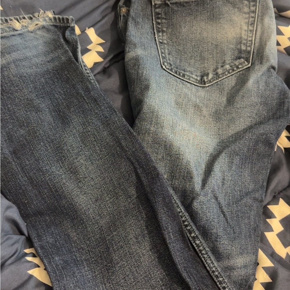 Banana Republic Blue Straight Jeans Classic Style